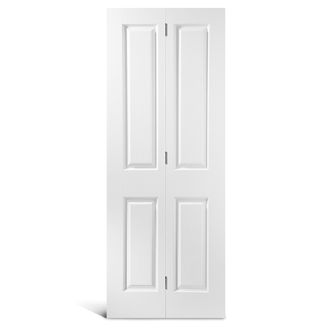 Puerta plegable imprimada superior cuadrada de 4 paneles