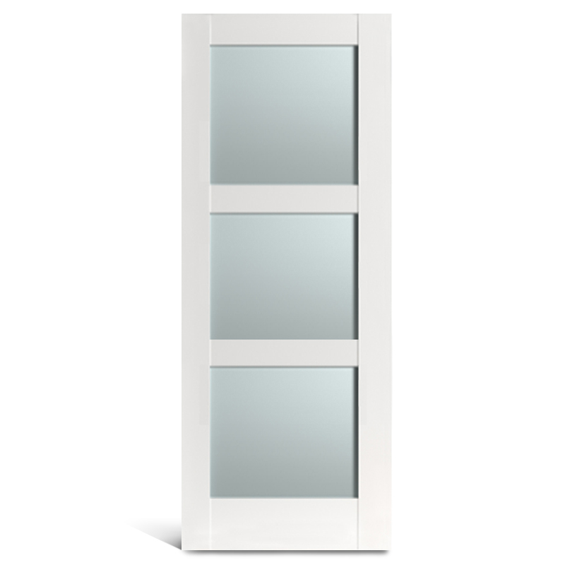 Puerta francesa de vidrio de PVC de 3 litros