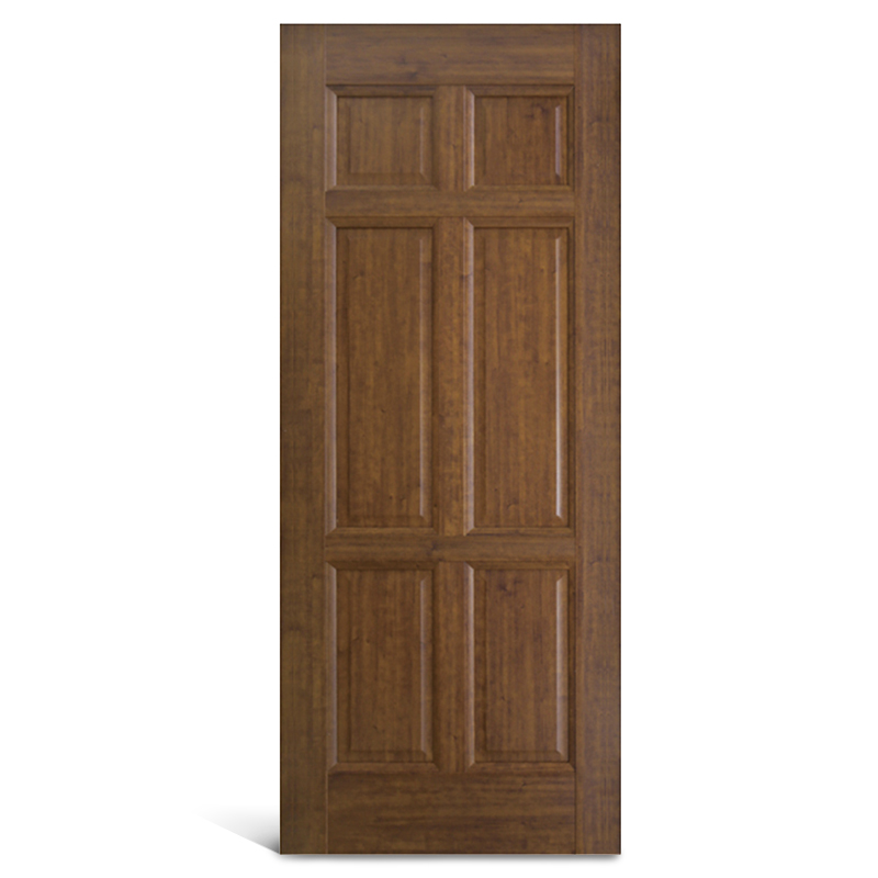 Puerta de panel de PVC de 6 paneles