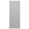 Puerta moldeada de PVC con tapa cuadrada de 2 paneles