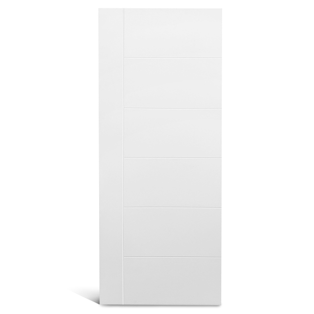 panel ranurado prepintado Puerta moldurada