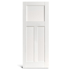 Cuadrado de 3 paneles planos con puerta agitadora vertical de PVC