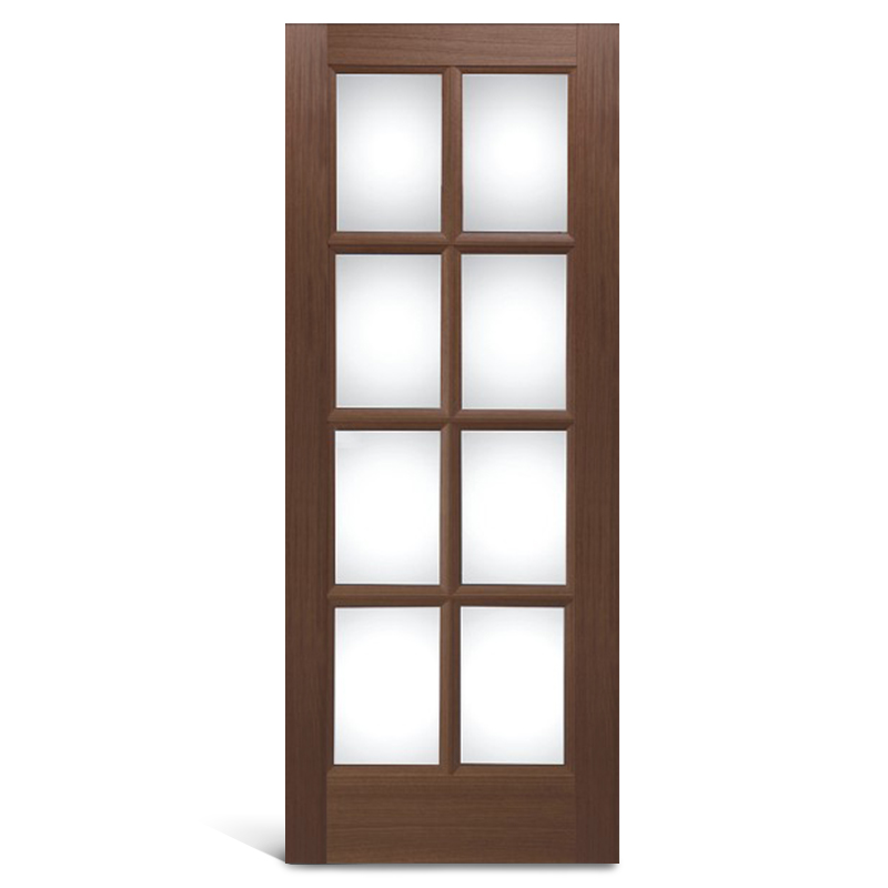8-lite-PVC-vidrio-puerta francesa