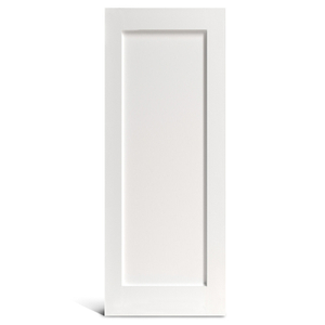 1 puerta Shaker imprimada de panel plano