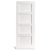Puerta Shaker prepintada de 4 paneles planos