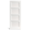 Puerta Shaker imprimada de 4 paneles planos