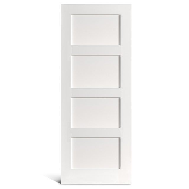 4 Puerta Shaker imprimada de panel plano