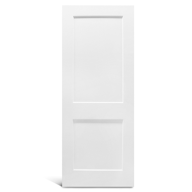 Shaker de 2 paneles imprimado liso Puerta moldeada