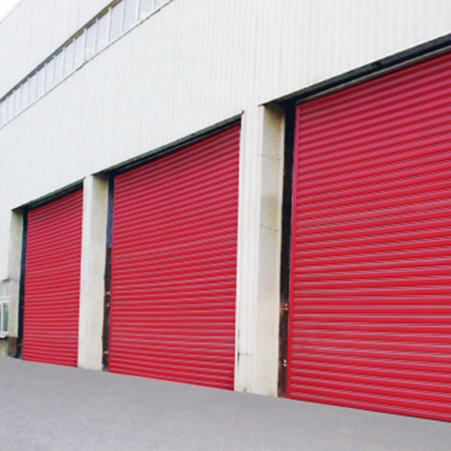 puerta de persiana de acero