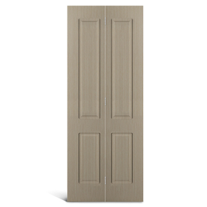 Puerta plegable de PVC con parte superior cuadrada de 4 paneles
