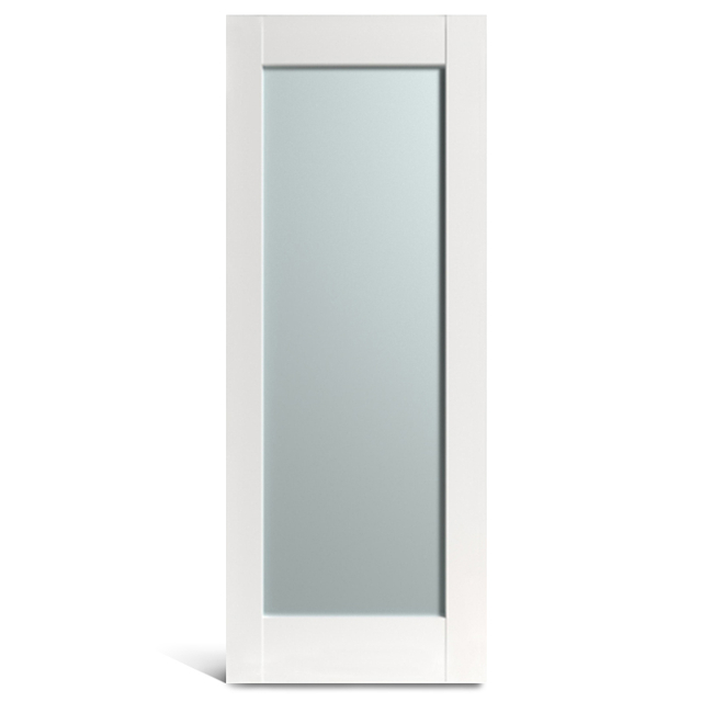 Puerta francesa de vidrio de PVC 1 Lite