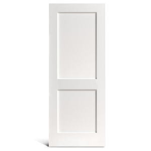 2 puertas Shaker imprimadas de panel plano