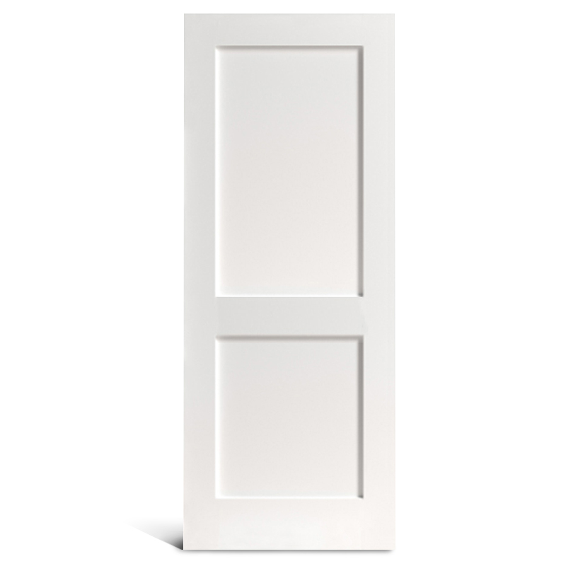 2 puertas Shaker imprimadas de panel plano