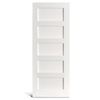 Puerta Shaker prepintada de 5 paneles planos