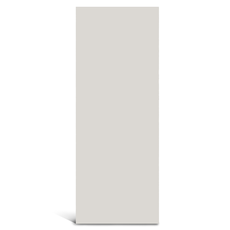 Puerta de panel empotrado de PVC blanco puro