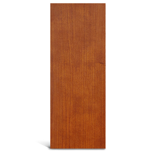 Puerta de panel empotrado de melamina de teca
