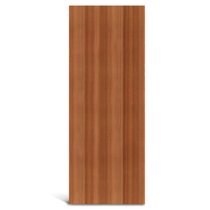 Puerta de panel empotrado de PVC de teca