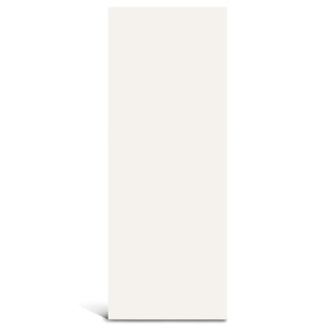 Puerta de panel empotrado de melamina blanca Windsor