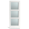 Puerta francesa 3-lite-PVC-vidrio