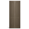 Puerta plegable de PVC con arco superior de 4 paneles