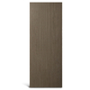 Puerta de panel empotrado de PVC gris