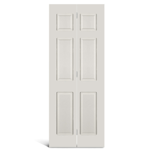 6 panel cuadrado cuadrado superior PVC BiFold Door