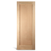 1 puerta de madera de roble de panel plano