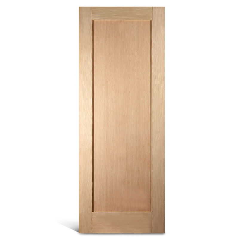 1 puerta plana madera roble