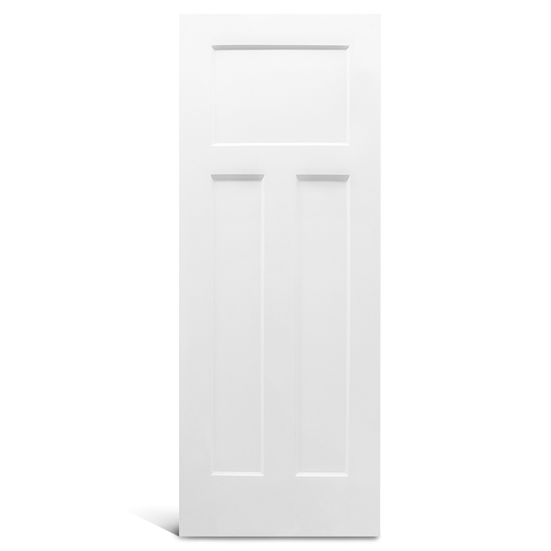 Shaker de 3 paneles lisos prepintados Puerta moldeada