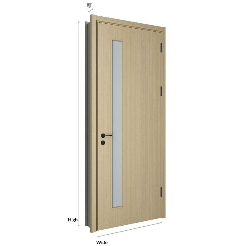 Certificado CE Saso GOST-R de puerta de madera MDF de PVC Oupai