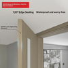 Certificado CE Saso GOST-R de puerta de madera MDF de PVC Oupai
