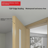 Certificado CE Saso GOST-R de puerta de madera MDF de PVC Oupai