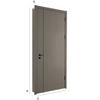 Certificado CE Saso GOST-R de puerta de MDF de madera pintada Oupai