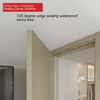 Certificado CE Saso GOST-R de puerta de madera MDF de PVC Oupai