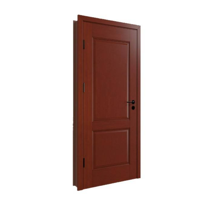 Certificado CE Saso GOST-R de puerta de MDF de madera pintada Oupai