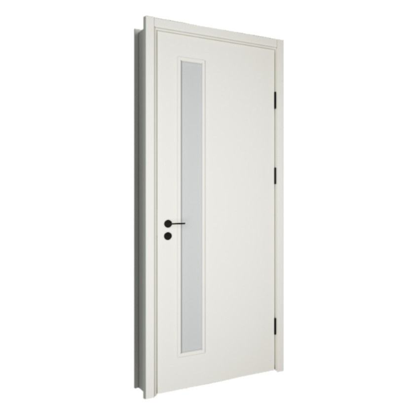 Certificado CE Saso GOST-R de puerta de MDF de madera pintada Oupai