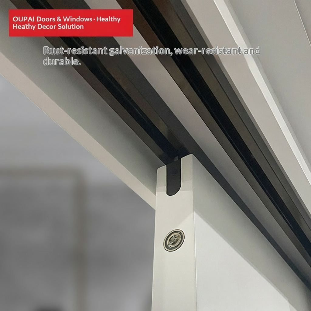 Certificado CE Saso GOST-R de puerta de madera MDF de PVC Oupai