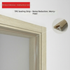 Certificado CE Saso GOST-R de puerta de madera MDF de PVC Oupai