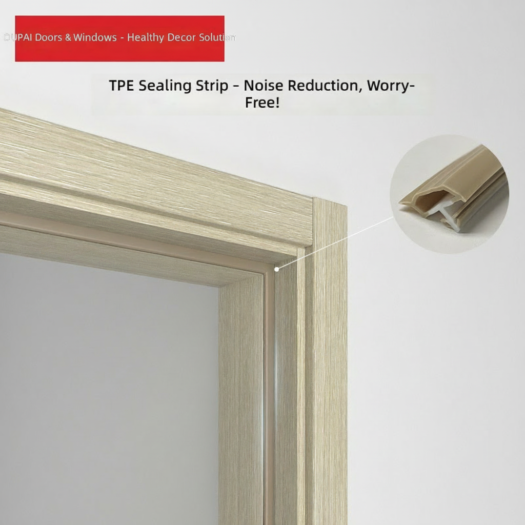 Certificado CE Saso GOST-R de puerta de madera MDF de PVC Oupai