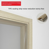 Certificado CE Saso GOST-R de puerta de madera MDF de PVC Oupai
