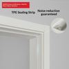 Certificado CE Saso GOST-R de puerta de MDF de madera pintada Oupai
