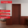 Certificado CE Saso GOST-R de puerta de MDF de madera pintada Oupai