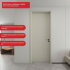 Certificado CE Saso GOST-R de puerta de madera MDF de PVC Oupai