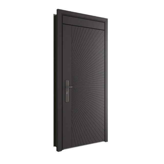 Puerta de seguridad de entrada de acero Oupai FSC CE Saso GOST-R autenticar